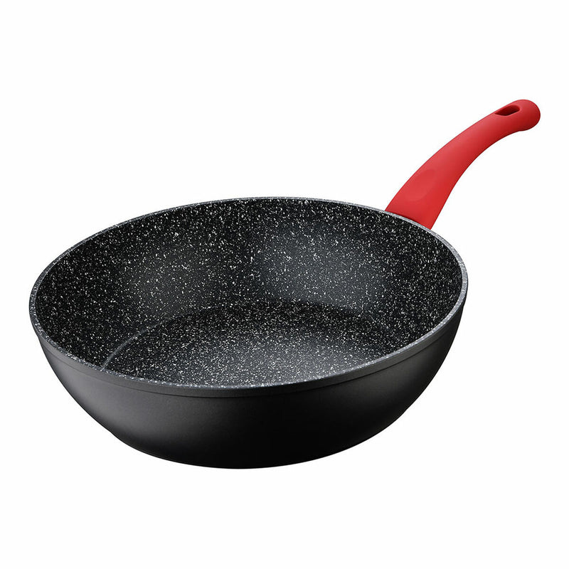 Sartén Wok San Ignacio Toledo SG-6252 Aluminio Ø 28 cm Negro