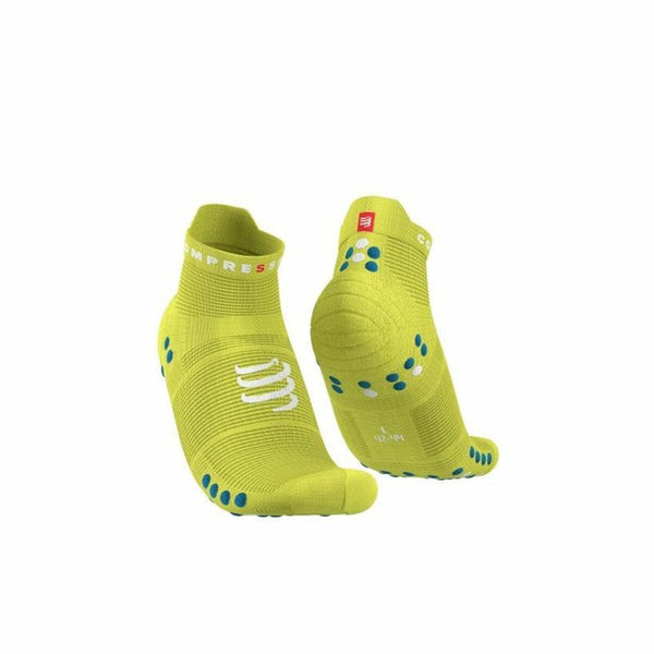 Chaussettes de sport Compressport Pro Racing jaunes