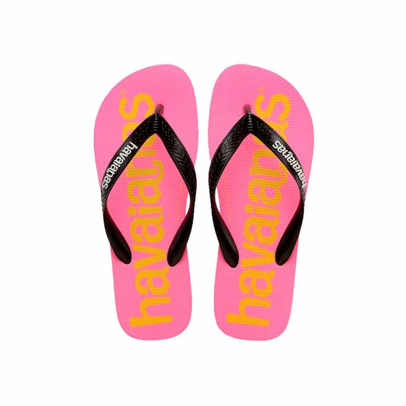 Chanclas para Mujer Havaianas Top Logomania Azul Rosa