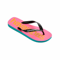 Chanclas para Mujer Havaianas Top Logomania Azul Rosa