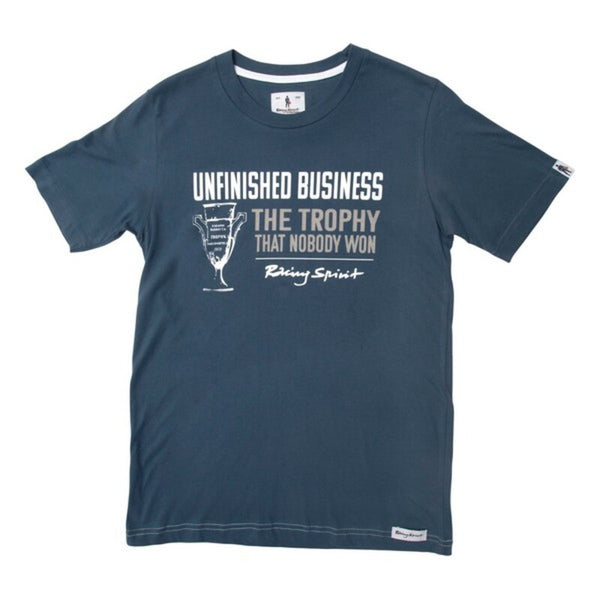 OMP T-Shirt à Manches Courtes Homme Slate Unfinished Business Bleu Foncé