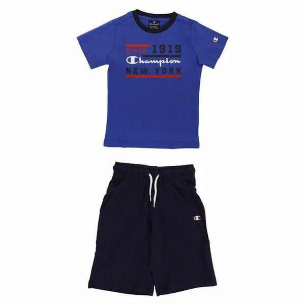 Conjunto Deportivo para Niños Champion Azul 2 Piezas