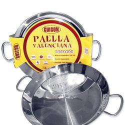 Guison Poêle à Paella Acier Inoxydable Argent 3 L (46 cm) (Reconditionné C)