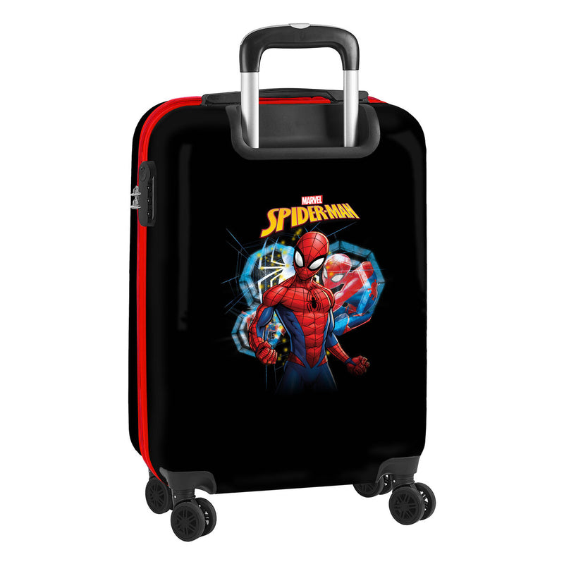 Maleta de Cabina Spider-Man Hero Negro 20'' 34,5 x 55 x 20 cm