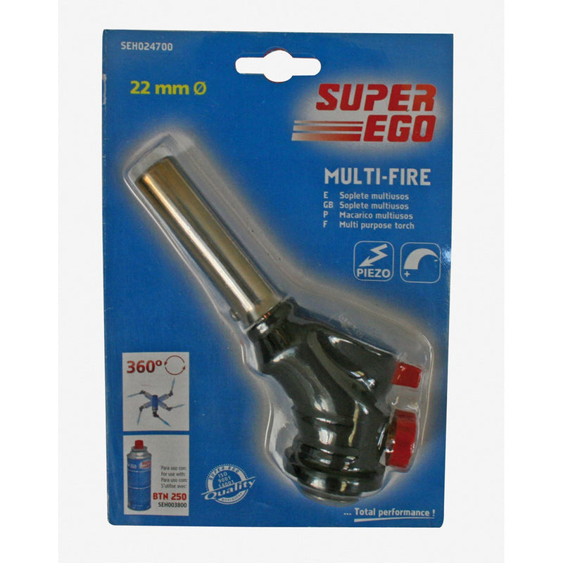 Soplete de Cocina Super Ego Multi-Fire Negro