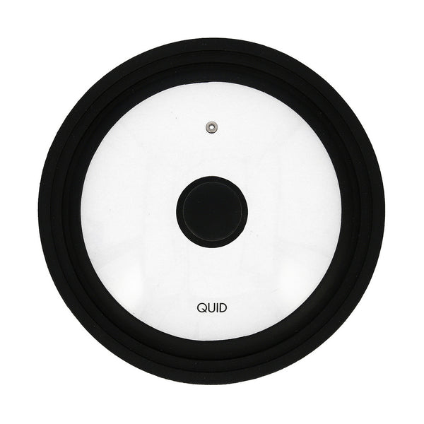 Tapa Quid Ebano Negro Vidrio Ø 28 cm ( Ø 28 cm)