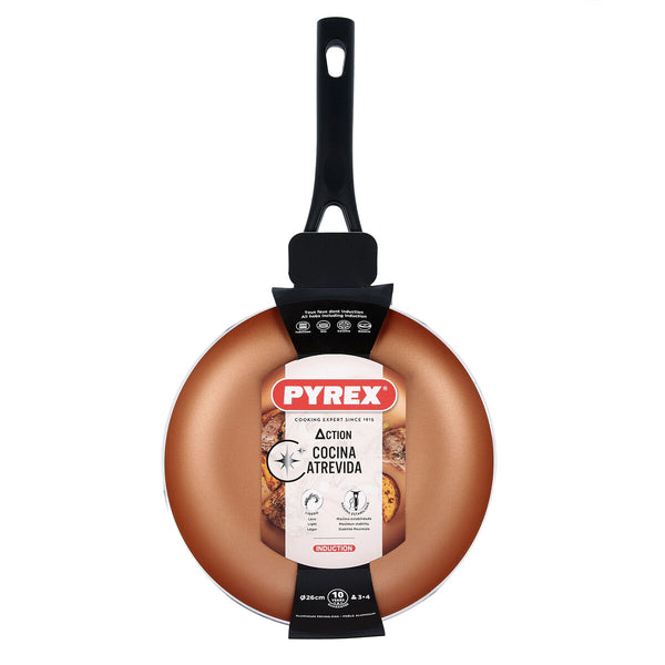 Poêle à Frire Pyrex Action Aluminium Estampé Cuivre 26 cm