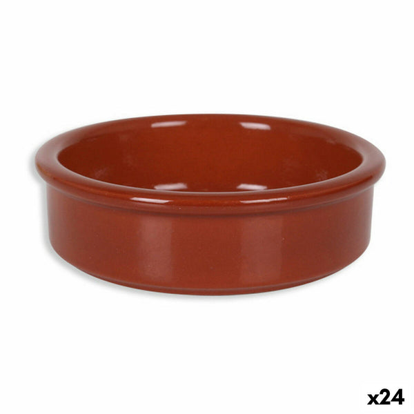 Casserole en Argile Brune Azofra (24 Unités) (ø 8 cm)