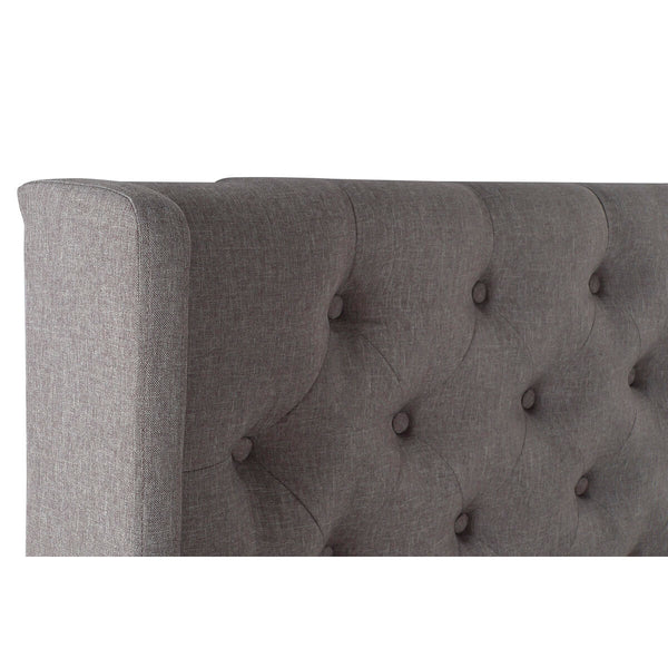 Cabecero de Cama DKD Home Decor Gris Plástico 194 x 20 x 170 cm