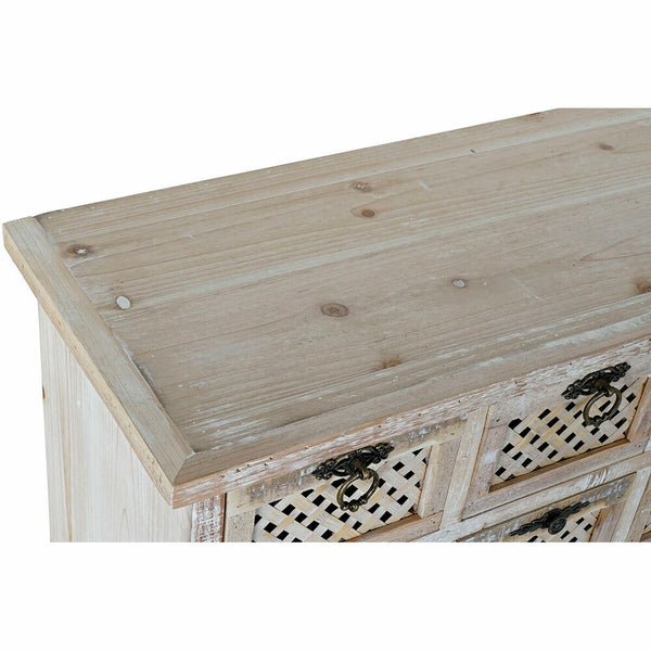 Cajonera DKD Home Decor Marrón claro Abeto Cottage Decapé 89 x 30 x 98 cm