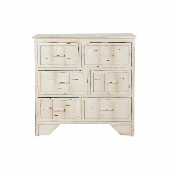 Cajonera DKD Home Decor Blanco Multicolor Madera Metal Madera MDF 30 x 40 cm 76 x 35 x 74 cm