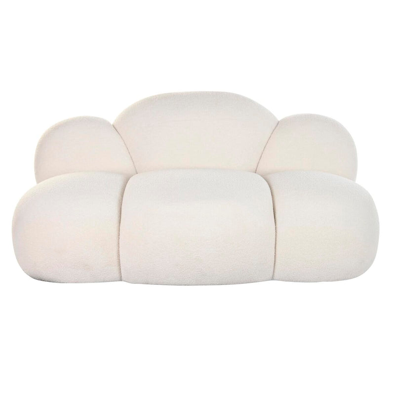 Sofá DKD Home Decor 149 x 76 x 77 cm Nubes Blanco Moderno