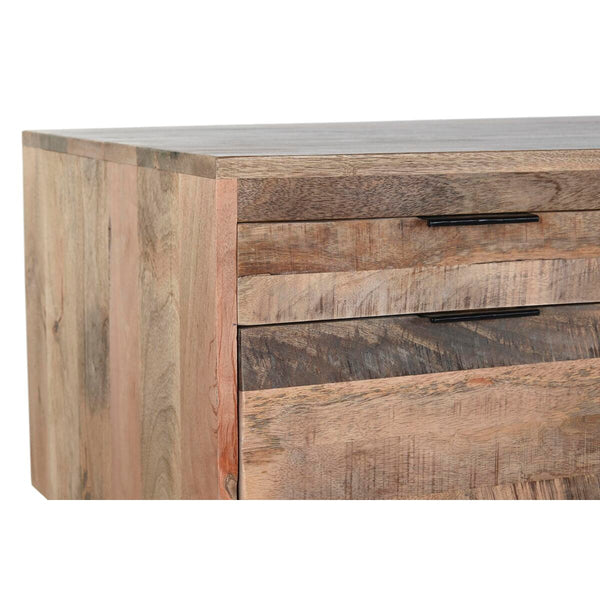 Escritorio DKD Home Decor Negro Natural Metal Madera de mango 150 x 60 x 85 cm