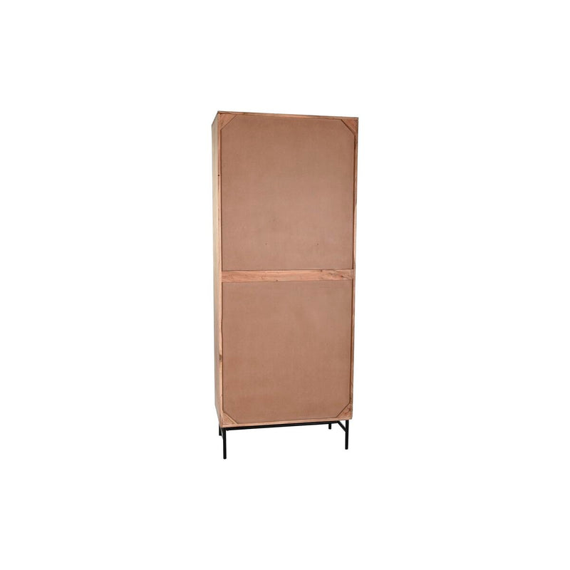 Vitrina DKD Home Decor 80 x 40 x 197 cm Cristal Aluminio Acacia