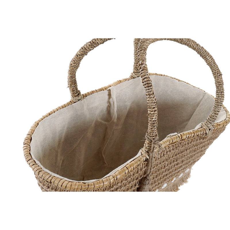 Bolsa de Playa DKD Home Decor 53 x 15 x 51,5 cm Natural Hierba marina