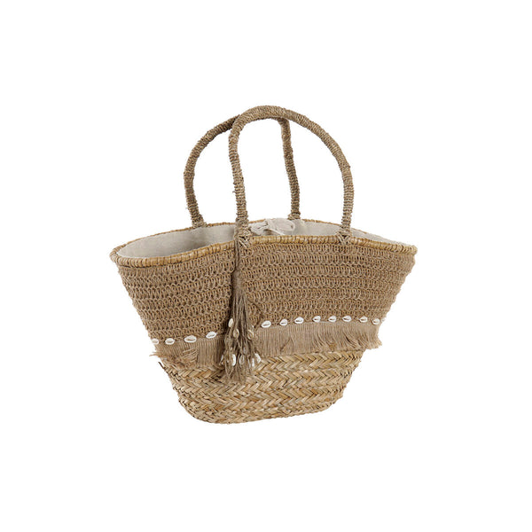 Bolsa de Playa DKD Home Decor 53 x 15 x 51,5 cm Natural Hierba marina