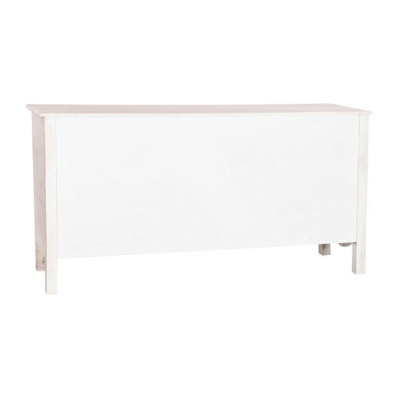 Cómoda Home ESPRIT Blanco Natural Madera de mango Madera MDF 145 x 41 x 75 cm