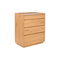 Cajonera Home ESPRIT Natural Roble Madera MDF 75 x 40 x 90 cm