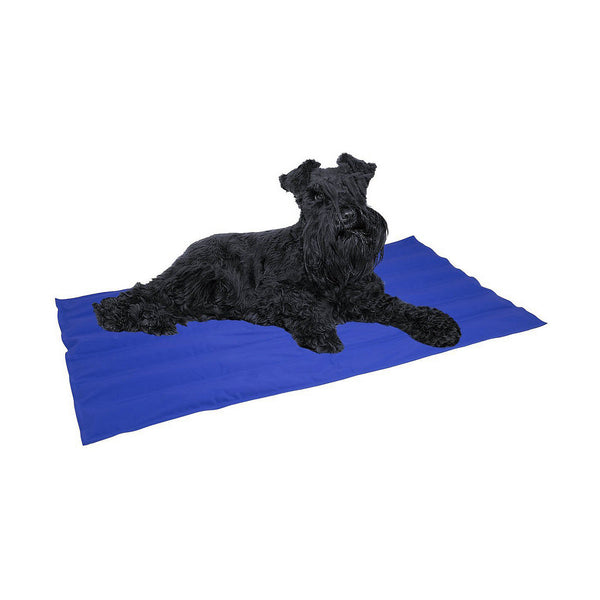 Alfombra para perros Nayeco Azul Gel refrigerante (50 x 90 cm)