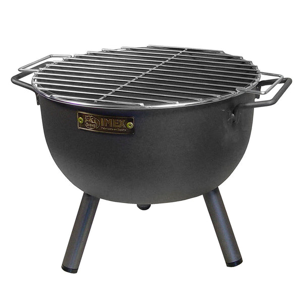 Imex el Zorro Barbecue de table au charbon de bois noir Ø 30 x 28 cm