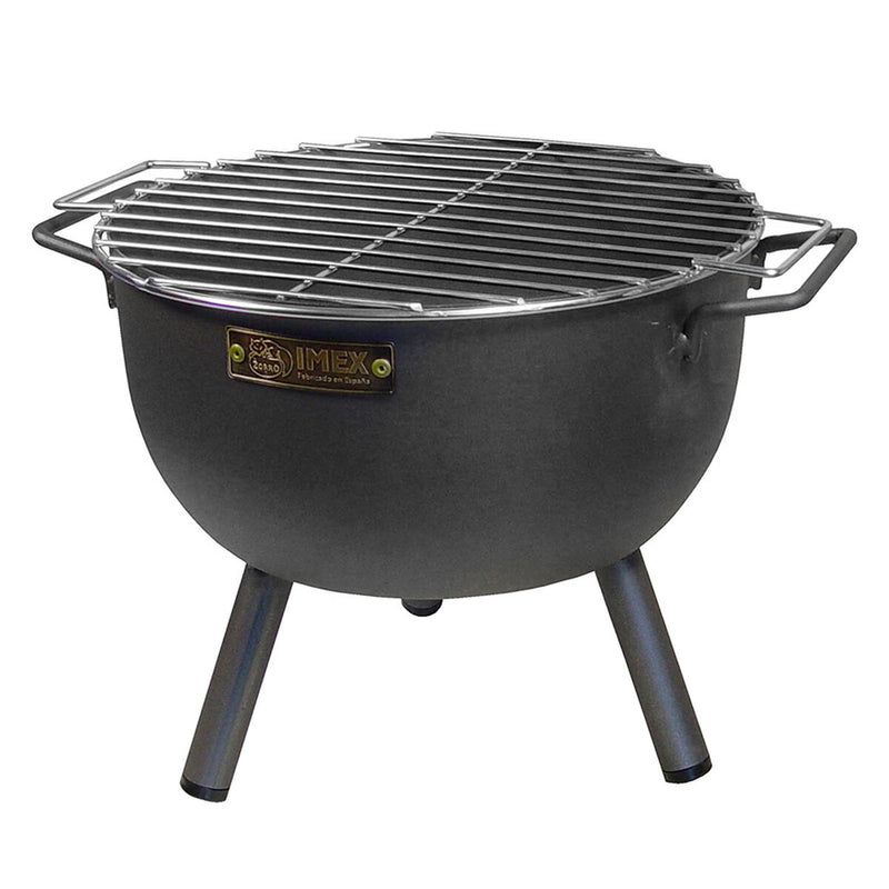 Barbacoa Imex el Zorro Sobremesa Parrilla Carbón Negro Ø 30 x 28 cm