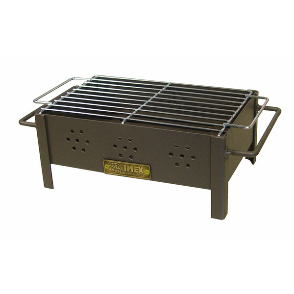 Imex el Zorro Barbecue de table à charbon de bois en métal noir 31 x 21 x 14 cm