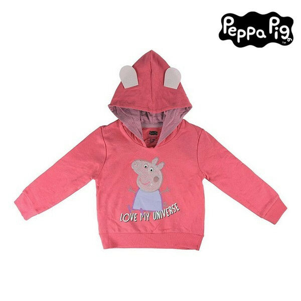 Sudadera con Capucha Niña Peppa Pig 74230 Rosa