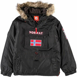 Parka Unisex Go & Win Noreg Infantil Negro