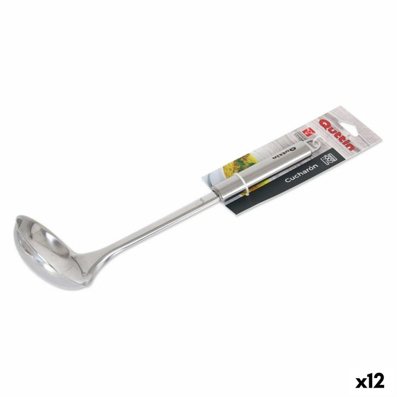 Cucharón Quttin (30 cm) Acero Inoxidable (12 Unidades)