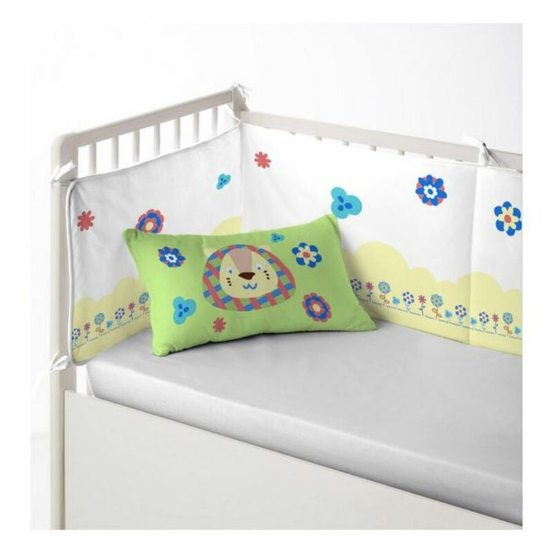 Protector de Cuna Cool Kids Funny Lion (60 x 60 x 60 + 40 cm)