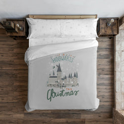 Harry Potter Poudlard en Noël Housse de Couette Lit 80 140 x 200 cm