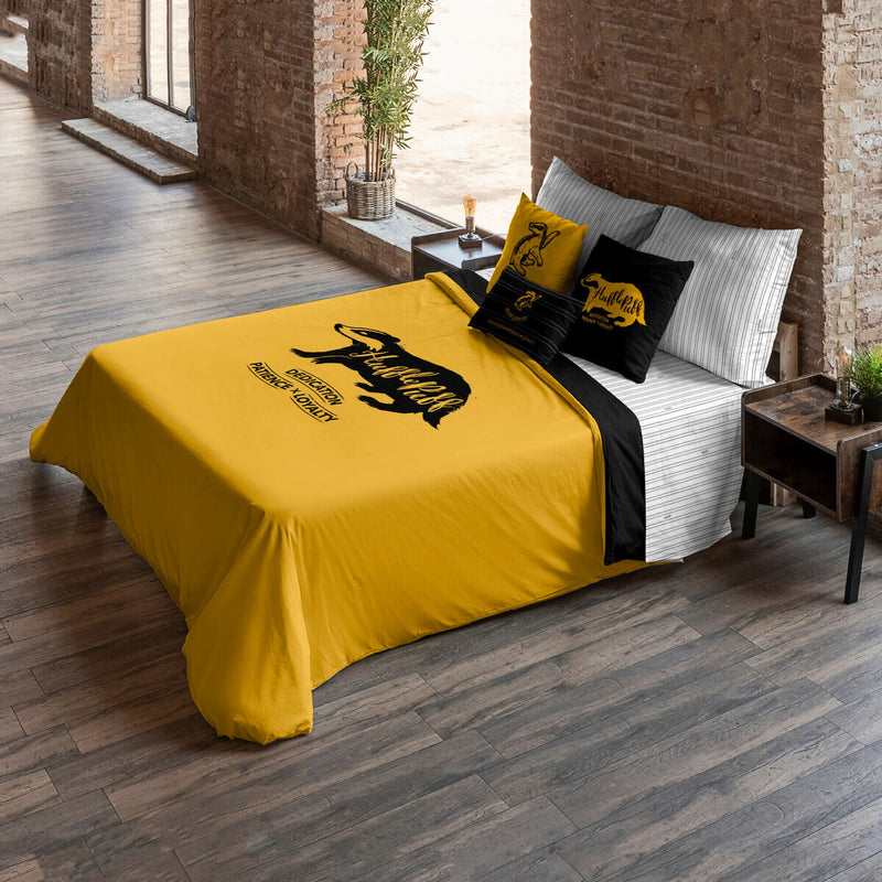 Funda Nórdica Harry Potter Hufflepuff Values Amarillo 220 x 220 cm Cama de 135/140