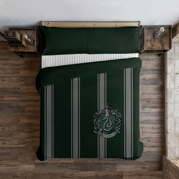 Funda Nórdica Harry Potter Slytherin 220 x 220 cm Cama de 135/140