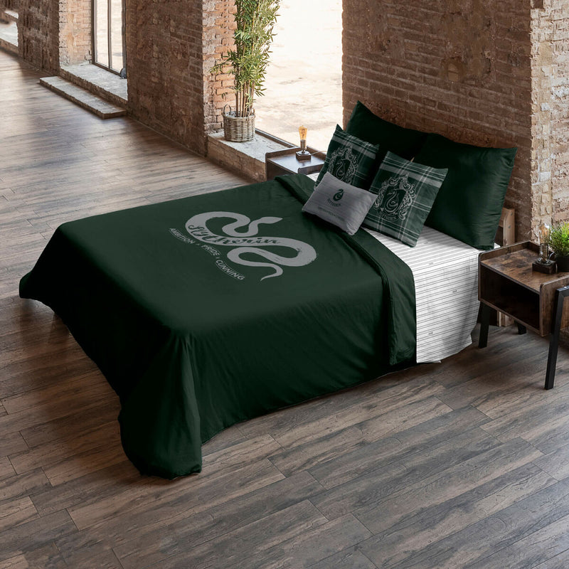 Funda Nórdica Harry Potter Slytherin Value 220 x 220 cm Cama de 135/140