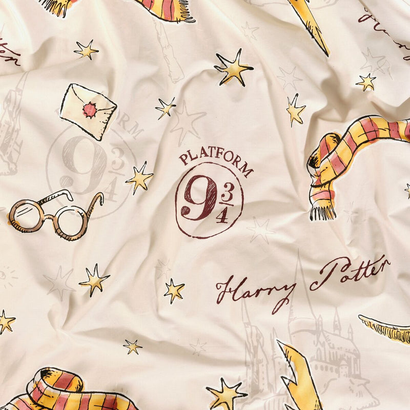 Harry Potter Gryffondor Housse de couette écharpe 180 x 220 cm Lit de 105