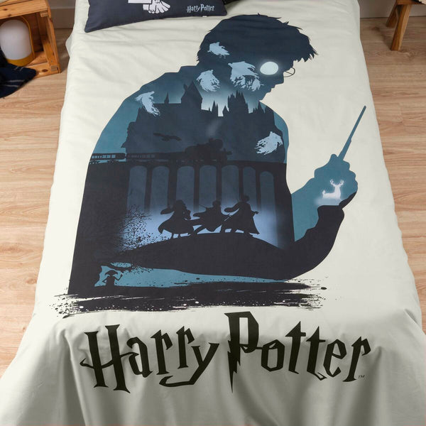 Housse de couette Harry Potter 155 x 220 cm Lit de 90