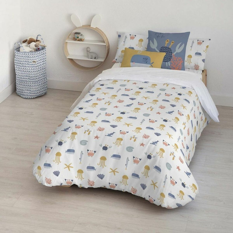 Kids&amp;Cotton Malu Petite Housse de Couette Bleu Blanc 180 x 240 cm