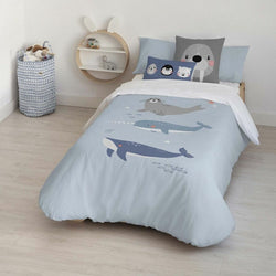 Kids&amp;Cotton Tabor Grand Bleu Housse de Couette 180 x 240 cm