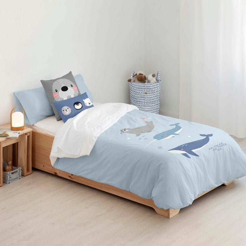 Kids&amp;Cotton Tabor Grand Bleu Housse de Couette 180 x 240 cm