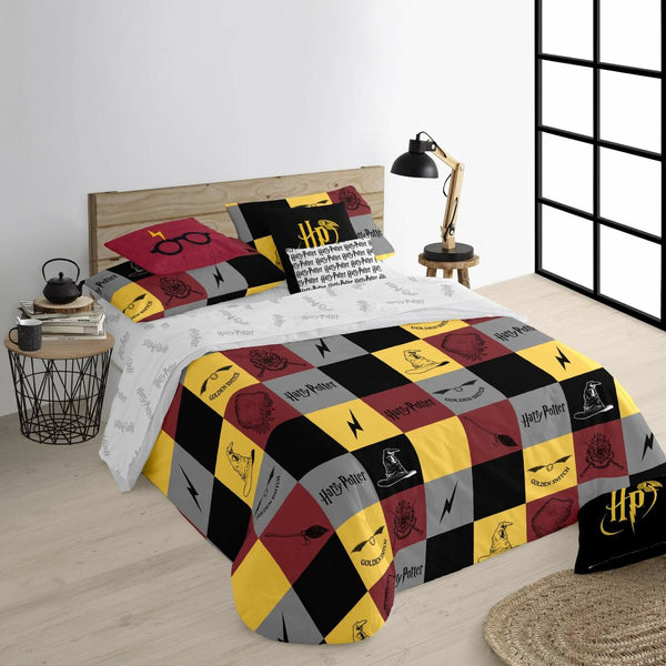 Housse de couette Harry Potter Poudlard 260 x 240 cm lit 180