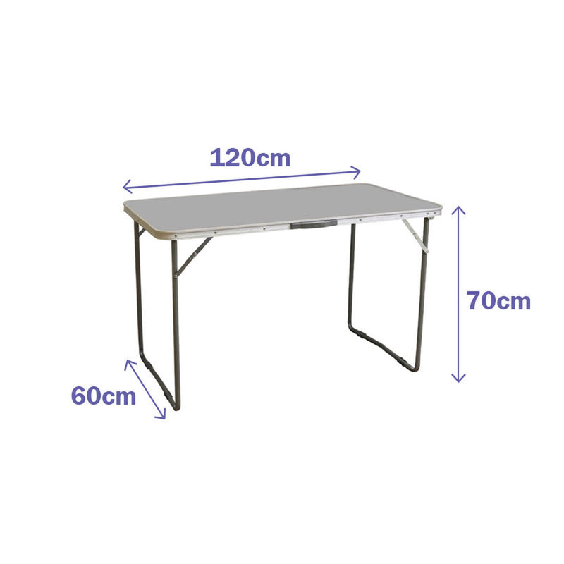 Table pliante MarBueno 120 x 70 x 60 cm