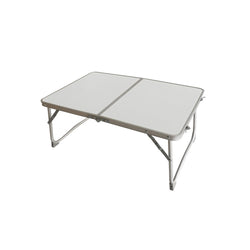 MarBueno Table Pliante Aluminium Blanc 64 x 29,5 x 42 cm