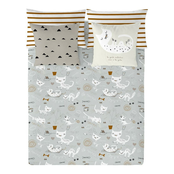 Funda Nórdica Panzup Cats Cama de 80/90 (150 x 220 cm)