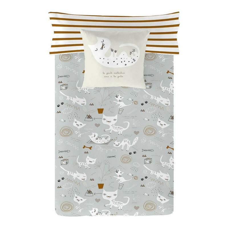 Funda Nórdica Panzup Cats Cama de 80/90 (150 x 220 cm)