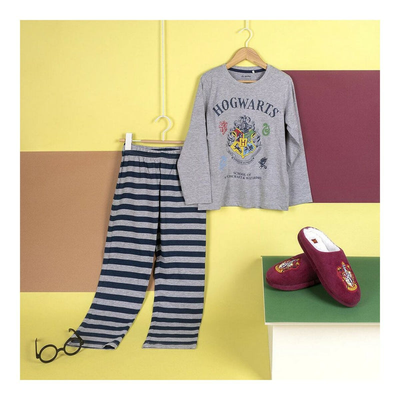 Pijama Infantil Harry Potter Gris