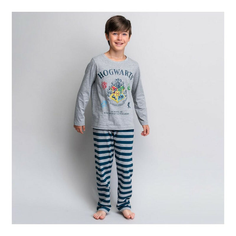 Pijama Infantil Harry Potter Gris