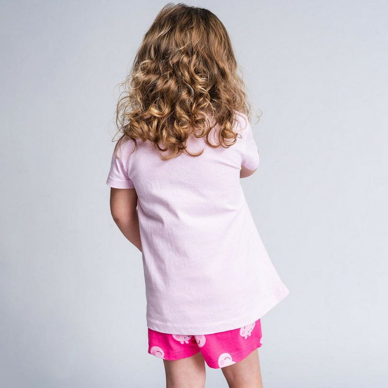 Pijama de Verano Peppa Pig Rosa