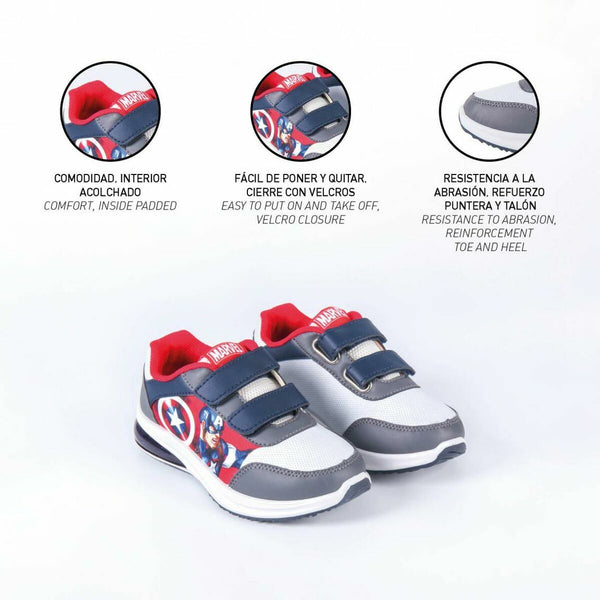 Zapatillas Deportivas con LED The Avengers