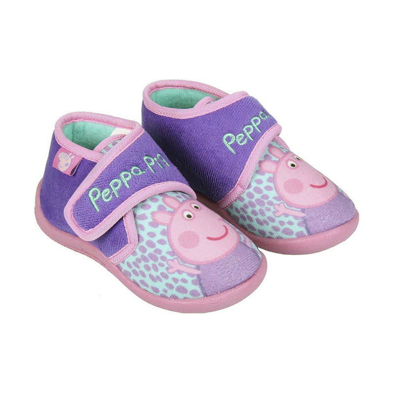 Zapatillas de Estar por Casa 3D Peppa Pig Rosa Morado