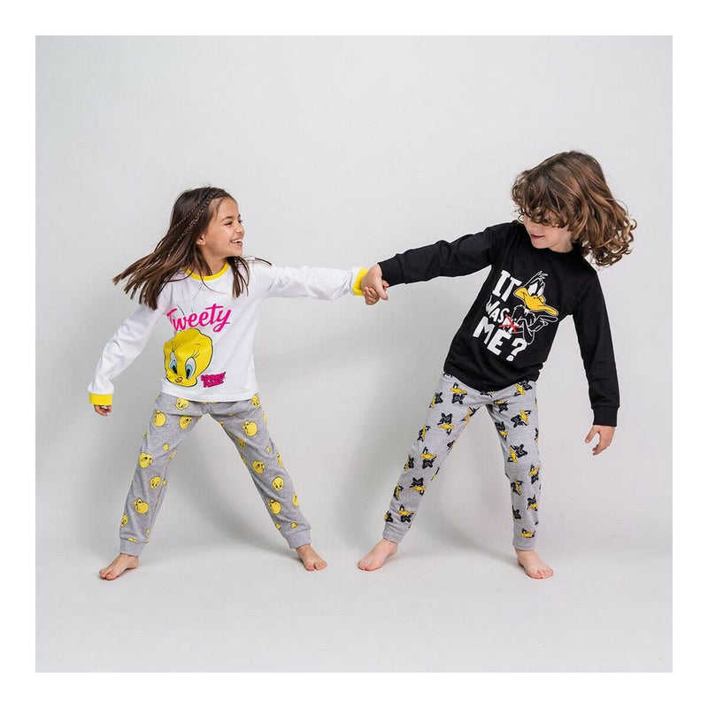 Pijama Infantil Looney Tunes Negro